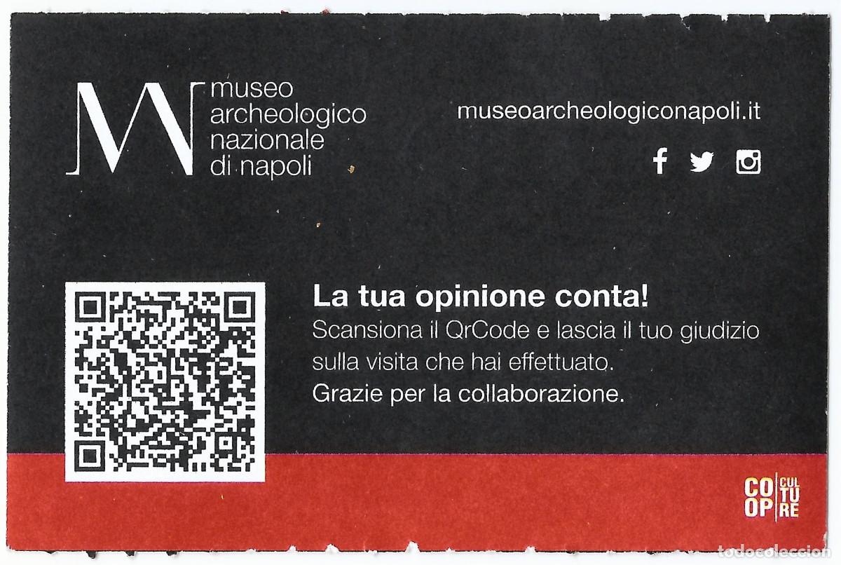 Sammelleidenschaft Andere Papierartikel: ENTRADA/TIQUET - MUSEO ARCHEOLOGICO NAZIONALE DI NAPOLI - 2024
