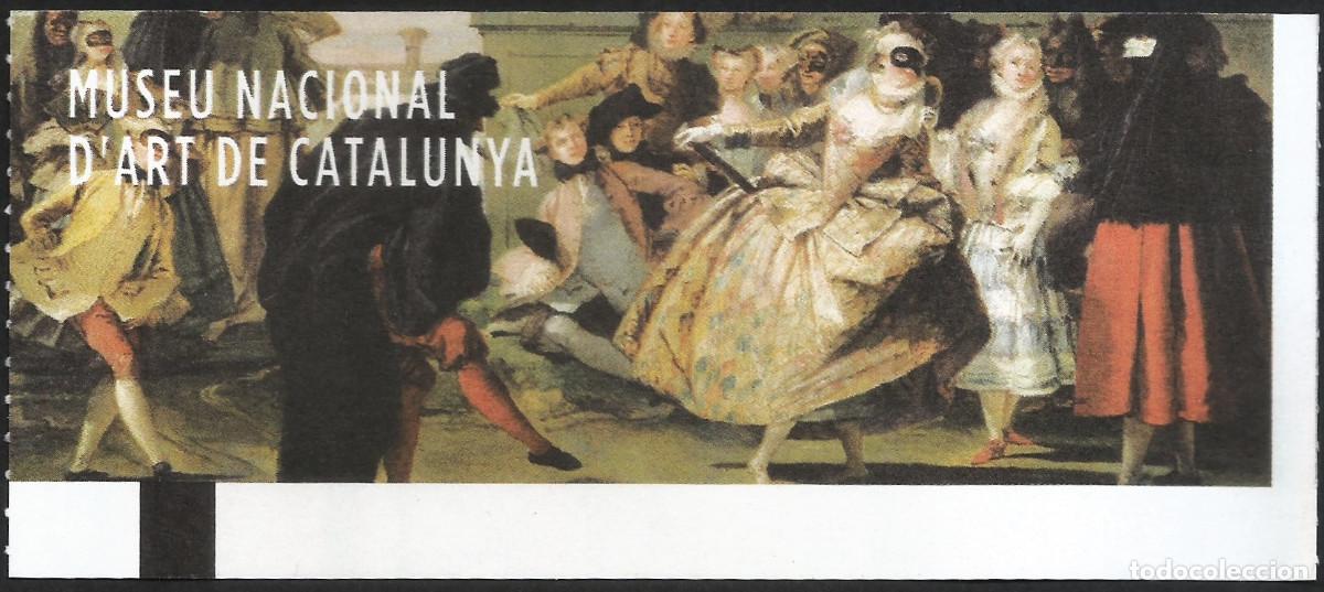 Sammelleidenschaft Andere Papierartikel: ENTRADA/TIQUET - MUSEU NACIONAL D'ART DE CATALUNYA, BARCELONA - MNAC - 2023