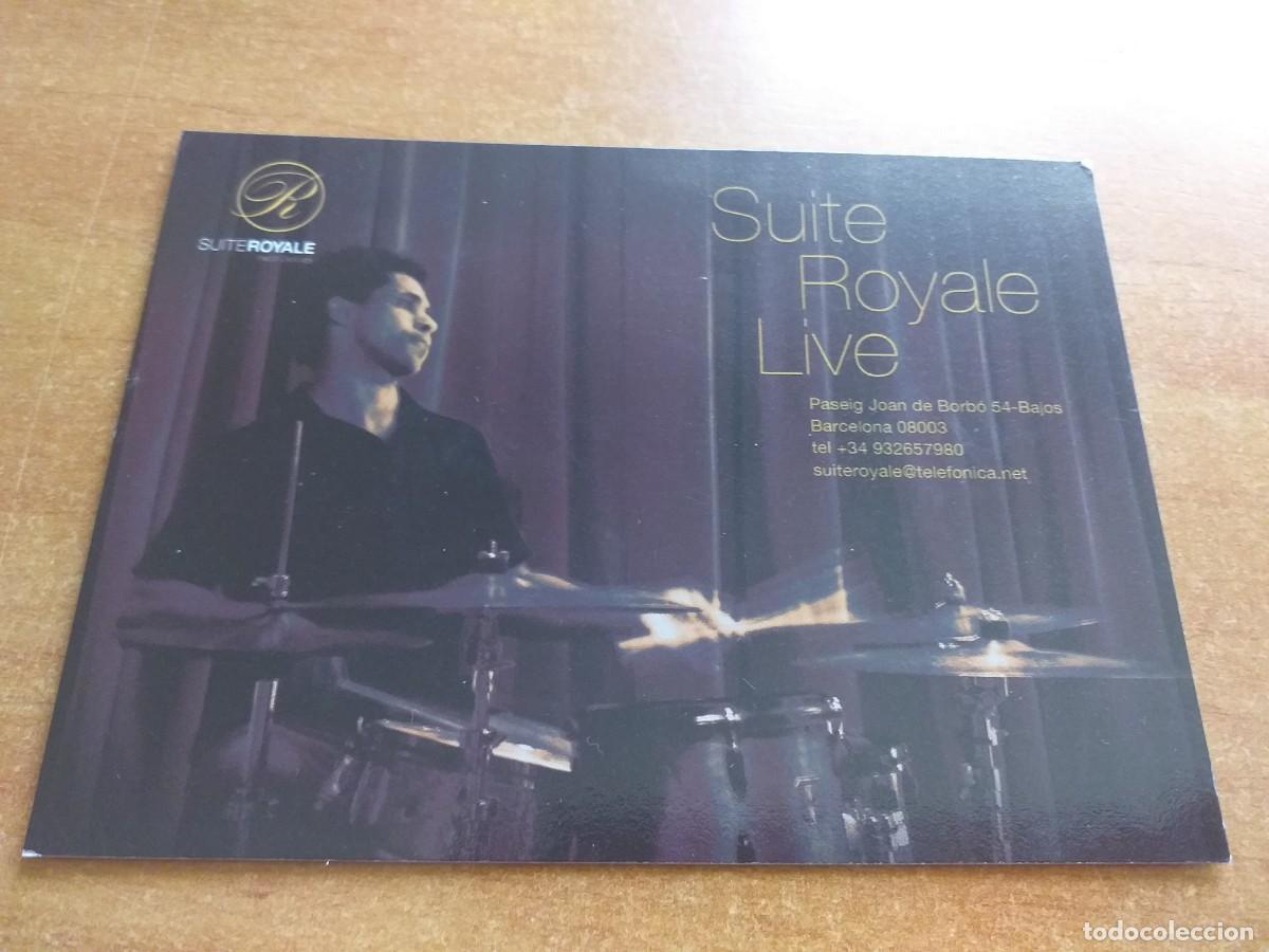 Otros art&iacute;culos de coleccionismo en papel: TARJETA COMERCIAL - SUITE ROYALE LIVE - BARCELONA