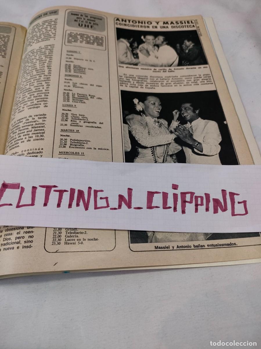 Otros Art&iacute;culos de Coleccionismo en Papel: Clipping [ANTONIO Y MASSIEL][DM730707] Reportaje