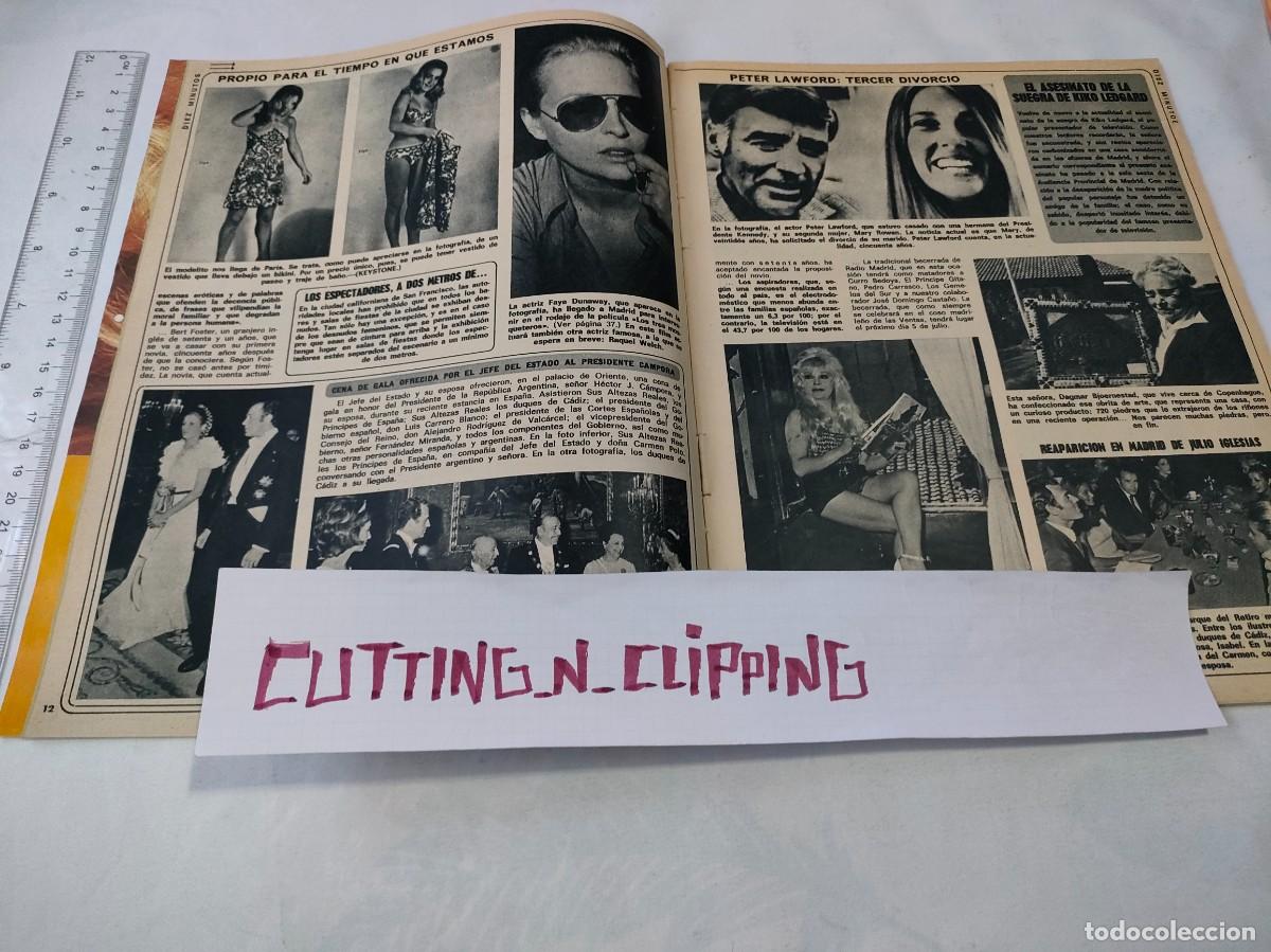 Otros Art&iacute;culos de Coleccionismo en Papel: Clipping [PETER LAWFORD, JULIO IGLESIAS, FAYE DUNAWAY][DM733006] Reportaje