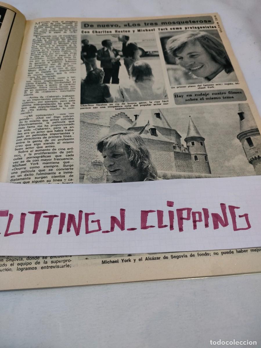 Otros Art&iacute;culos de Coleccionismo en Papel: Clipping [CHARLTON HESTON, MICHAEL YORK][DM733006] Reportaje