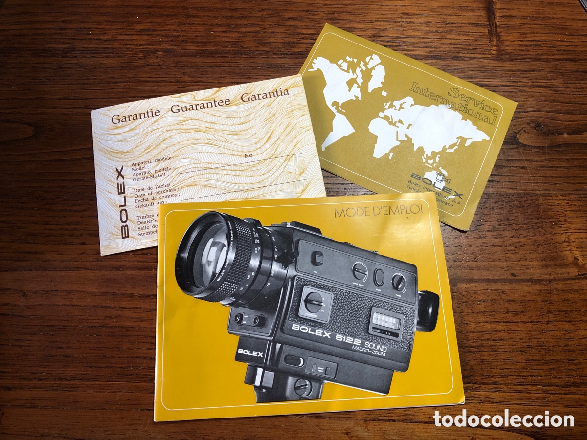 Otros art&iacute;culos de coleccionismo en papel: CAT&Aacute;LOGO MANUAL DE EMPLEO C&Aacute;MARA DE FILMAR BOLEX