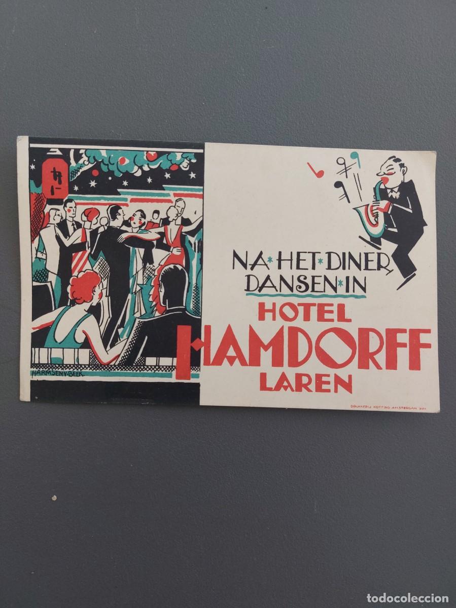 Altri oggetti di carta: Hotel Hamdorff Laren - Paises Bajos - a&ntilde;os 20