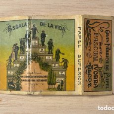 Otros Artículos de Coleccionismo en Papel: PAPEL DE FUMAR ESCALA DE LA VIDA, PASCUAL IVORRA, (ALCOY), RARO!!!