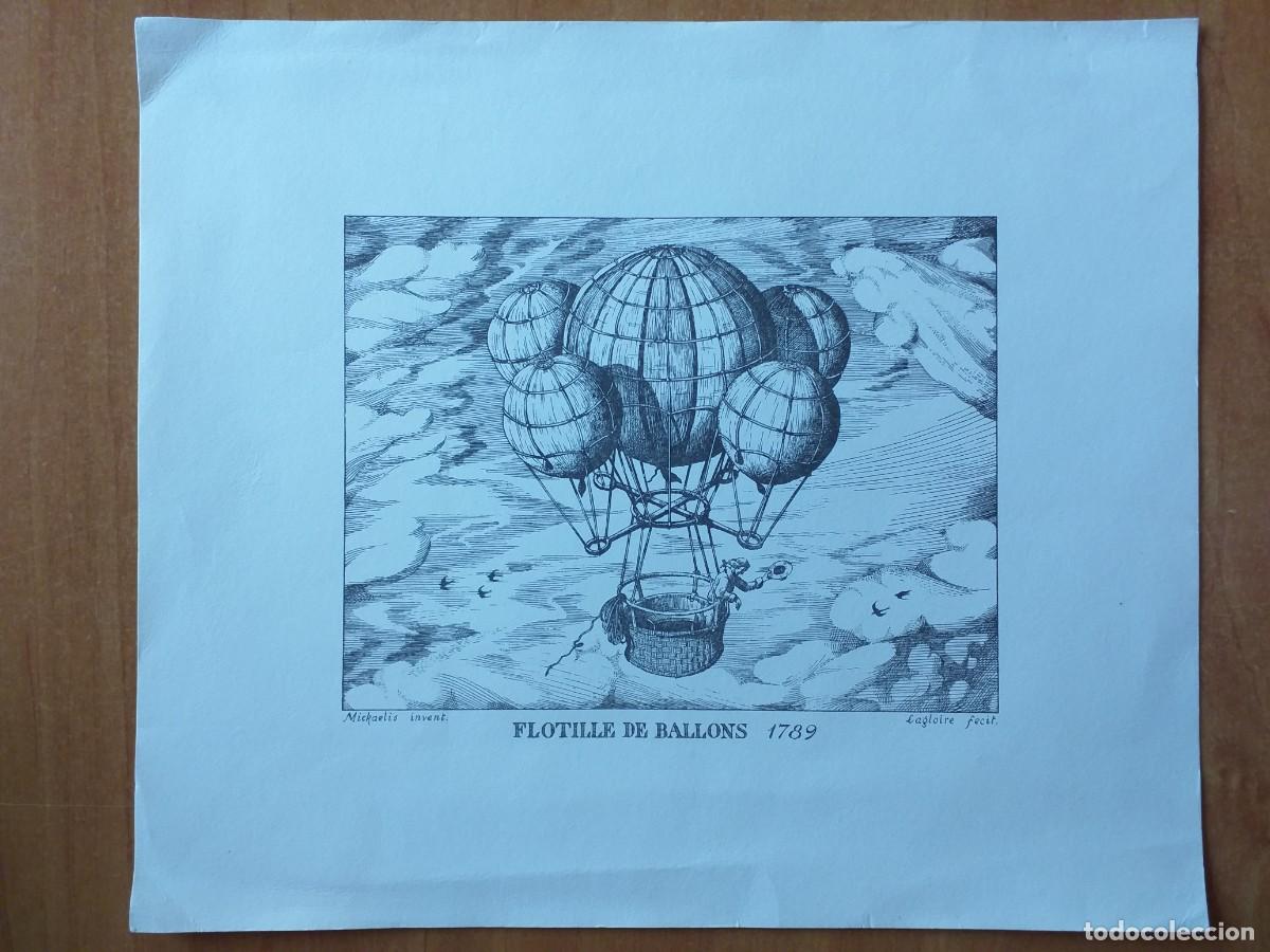Otros art&iacute;culos de coleccionismo en papel: L&Aacute;MINA - GLOBO- FLOTILLE DE BALLONS 1789