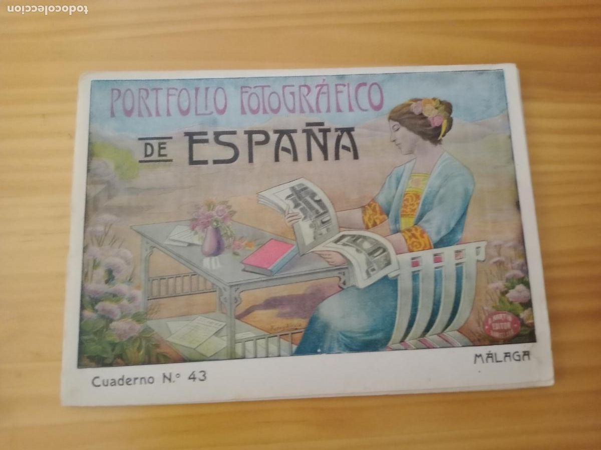 Otros Art&iacute;culos de Coleccionismo en Papel: Portafolio Fotogr&aacute;fico de Espa&ntilde;a. M&aacute;laga