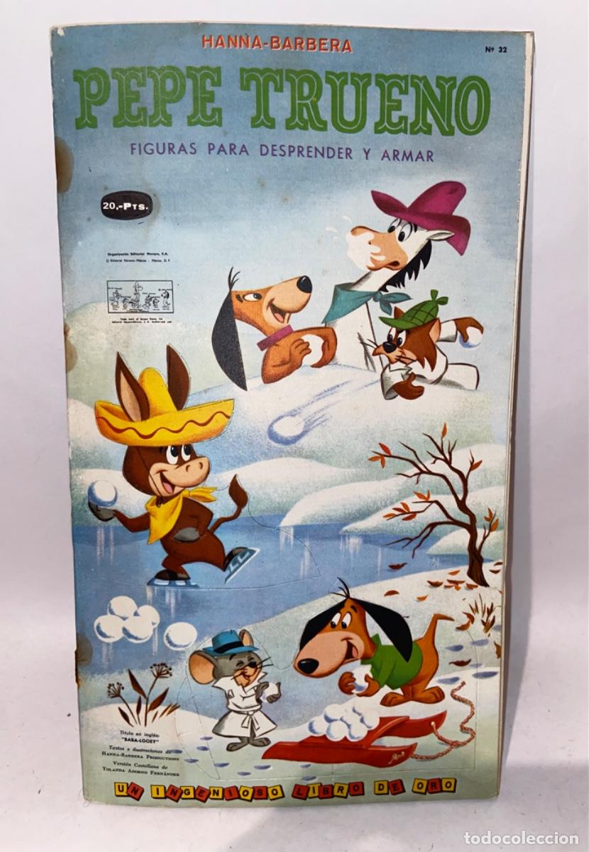 Collectionnisme Papier divers: ANTIGUO LIBRO DE ORO &ldquo; PEPE TRUENO &ldquo; PARA DESPRENDER Y MONTAR - HANNA BARBERA 1965