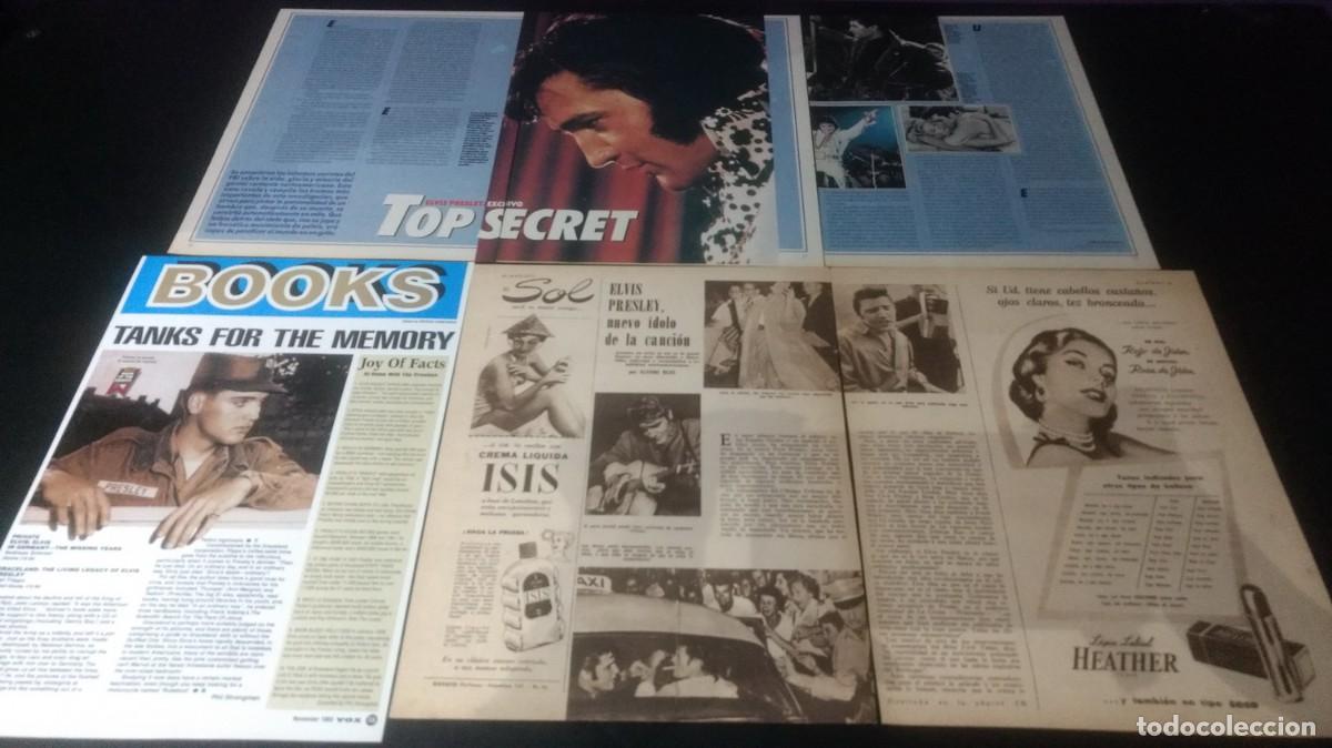 Otros art&iacute;culos de coleccionismo en papel: (AE084) Elvis Presley * Recortes Revistas Clippings