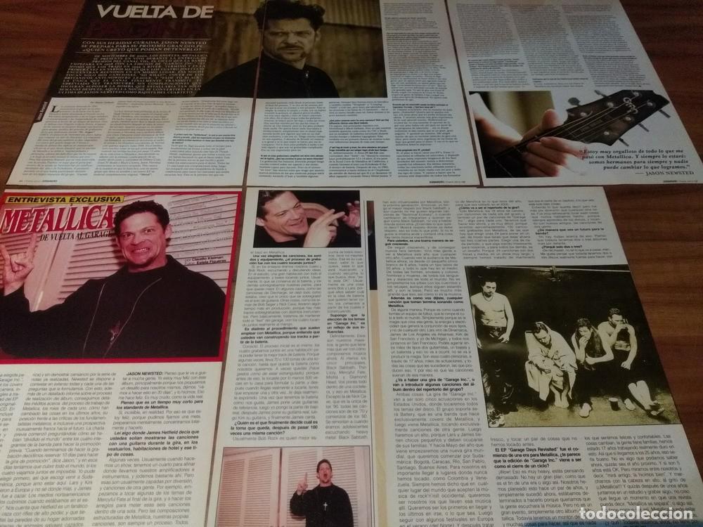 Otros Art&iacute;culos de Coleccionismo en Papel: (AF112) Metallica * Jason Newsted * Recortes Revistas Clippings