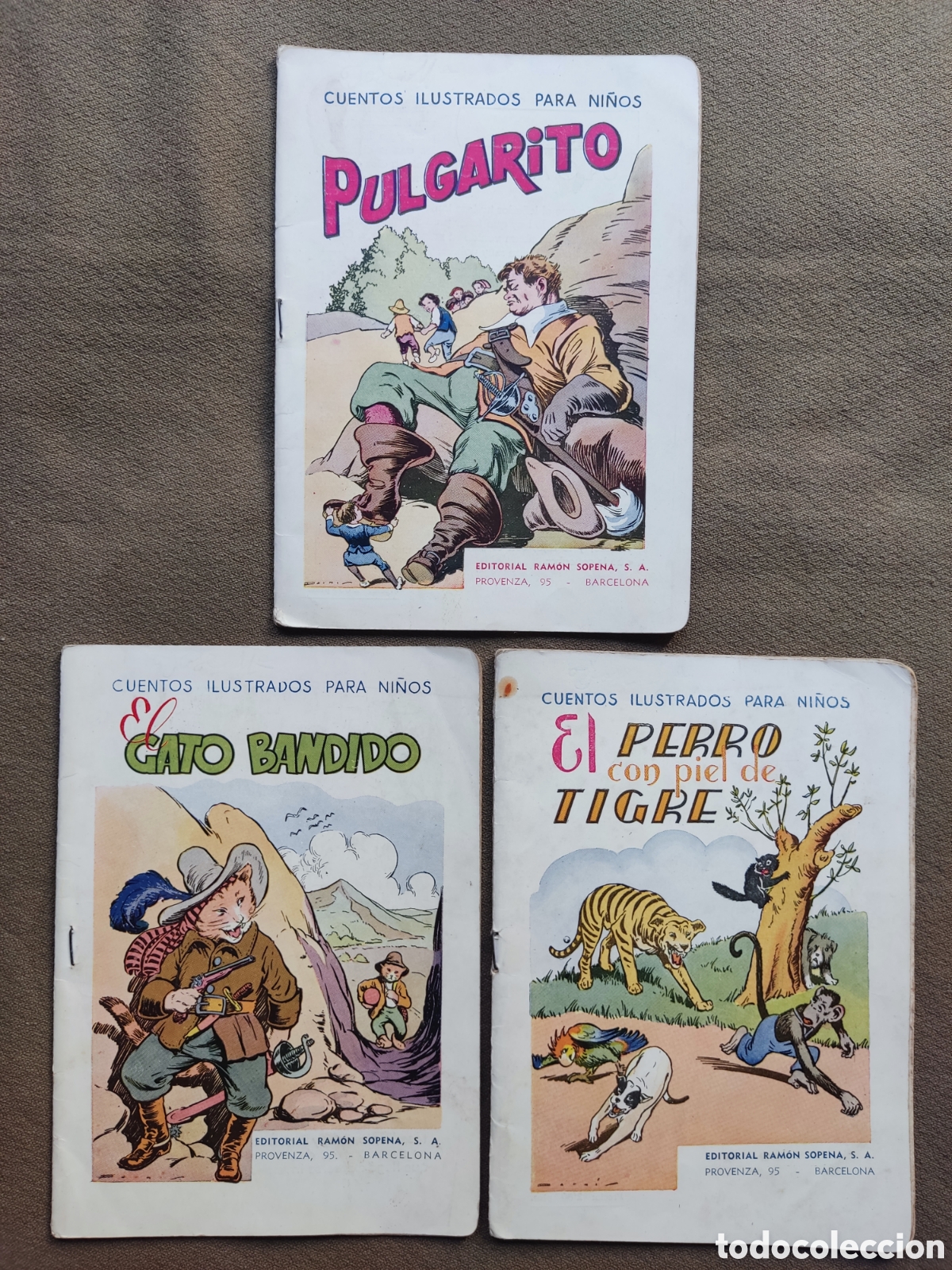 Otros Art&iacute;culos de Coleccionismo en Papel: CUENTO ILUSTRADOR ASHA LOTE 3 ED. RAM&Oacute;N SOPENA C. 1930