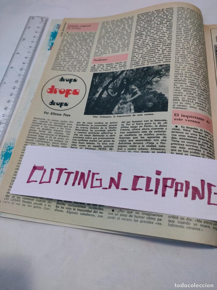Otros art&iacute;culos de coleccionismo en papel: Clipping [PILAR VELAZQUEZ][DM73XT] Reportaje