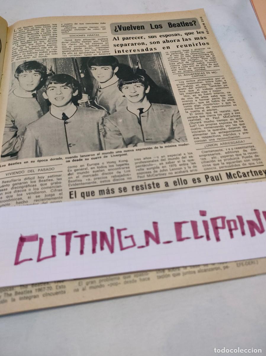 Otros Art&iacute;culos de Coleccionismo en Papel: Clipping [LOS BEATLES][DM73XT] Reportaje