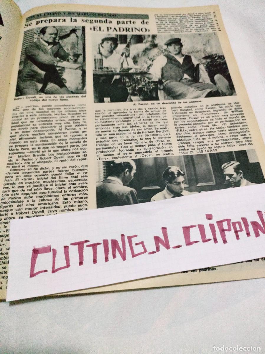 Otros Art&iacute;culos de Coleccionismo en Papel: Clipping [ROBERT DUVALL, AL PACINO, EL PADRINO][DM732209] Reportaje