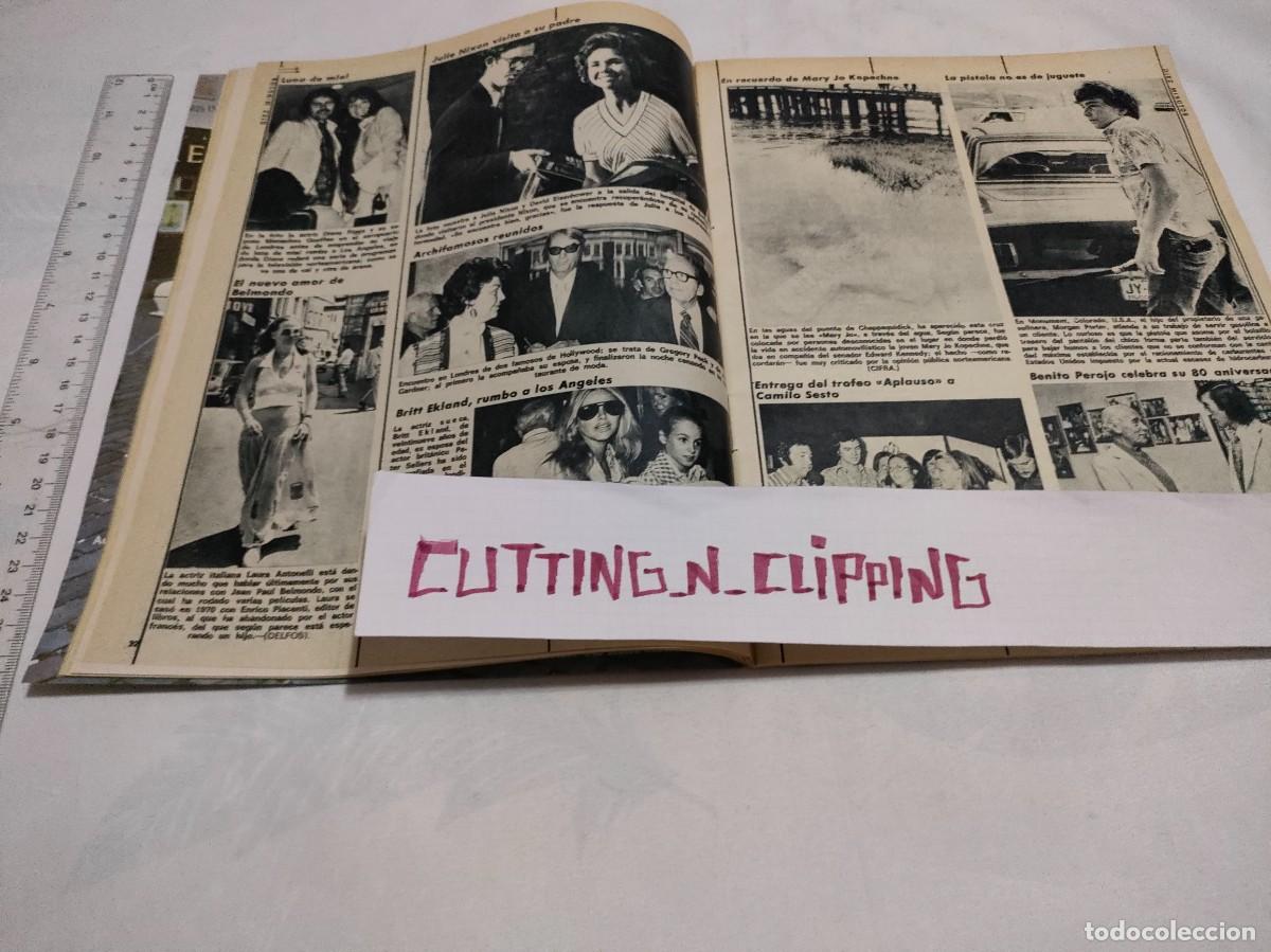 Otros Art&iacute;culos de Coleccionismo en Papel: Clipping [LAURA ANTONELLI, BRITT EKLAND, BENITO PEROJO, CAMILO SESTO][DM731108] Reportaje