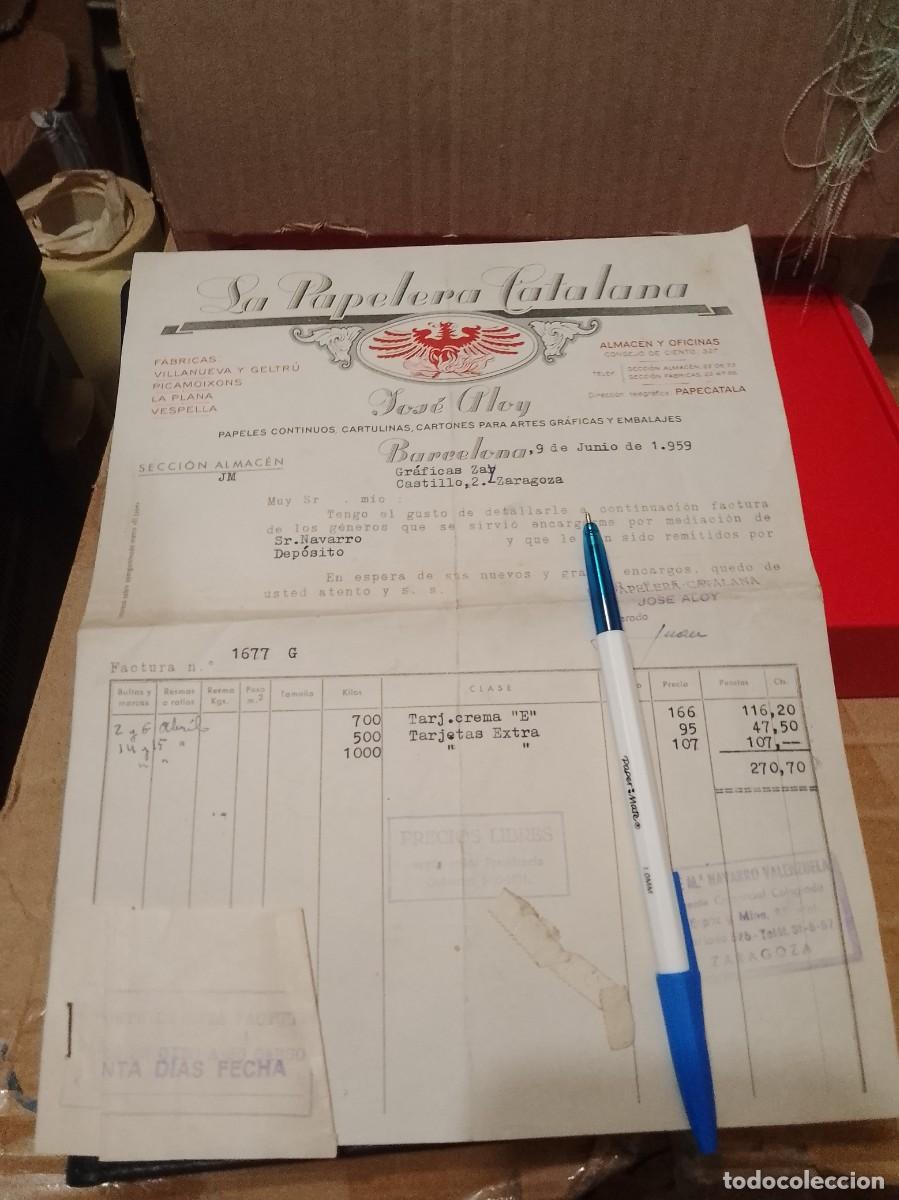 Sammelleidenschaft Andere Papierartikel: La papeler&iacute;a catalana Jos&eacute; Aloy a&ntilde;os 50