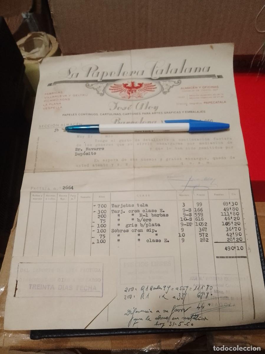 Sammelleidenschaft Andere Papierartikel: La papeler&iacute;a catalana Jos&eacute; Aloy a&ntilde;os 50