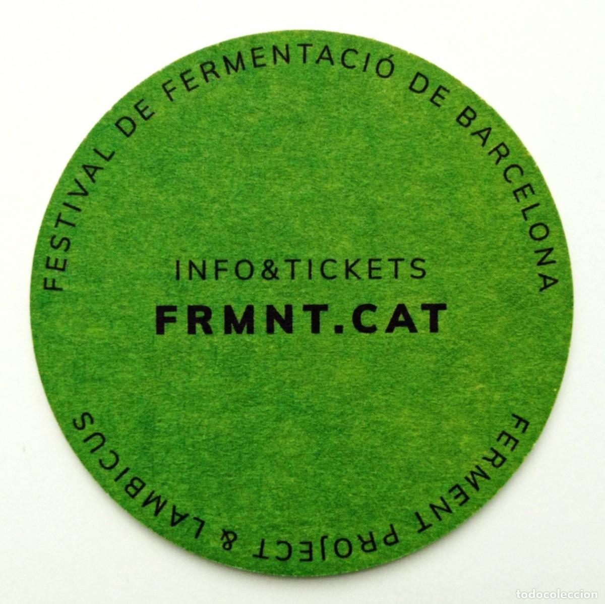 Otros Art&iacute;culos de Coleccionismo en Papel: POSAVASO FESTIVAL DE FERMENTACI&Oacute;N DE BARCELONA (FRMNT)