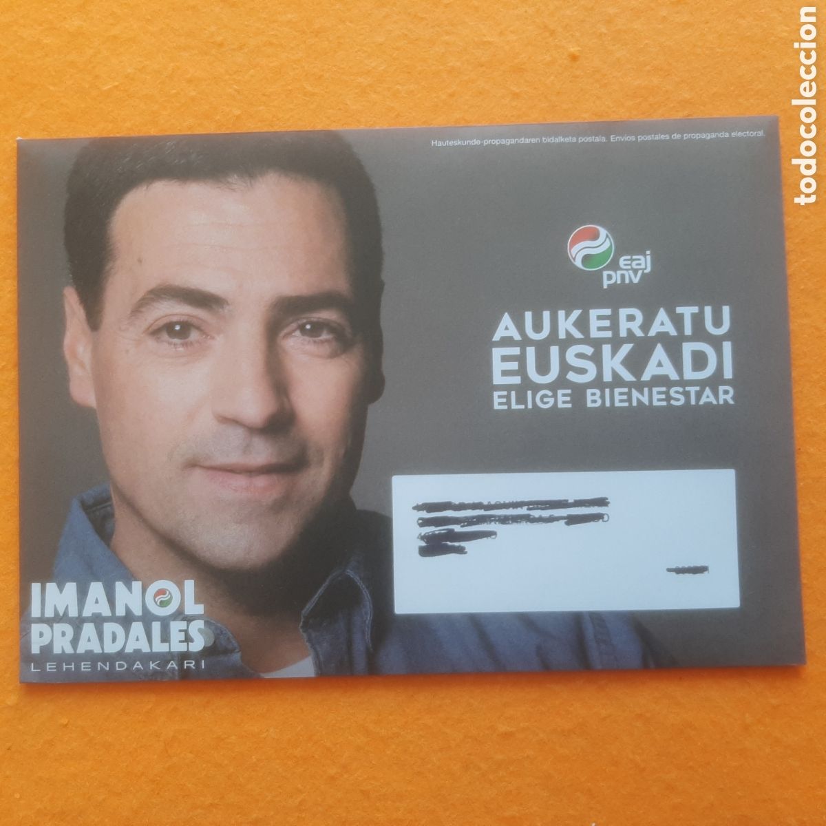Otros Art&iacute;culos de Coleccionismo en Papel: EAJ PNV . Elecciones vascas 2024 . Propaganda electoral .Bizkaia . Euskadi