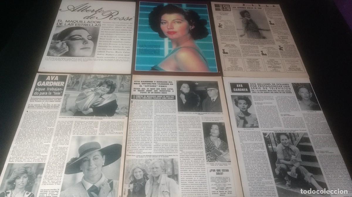 Otros Art&iacute;culos de Coleccionismo en Papel: (AG025) Ava Gardner * Recortes Revistas Clippings
