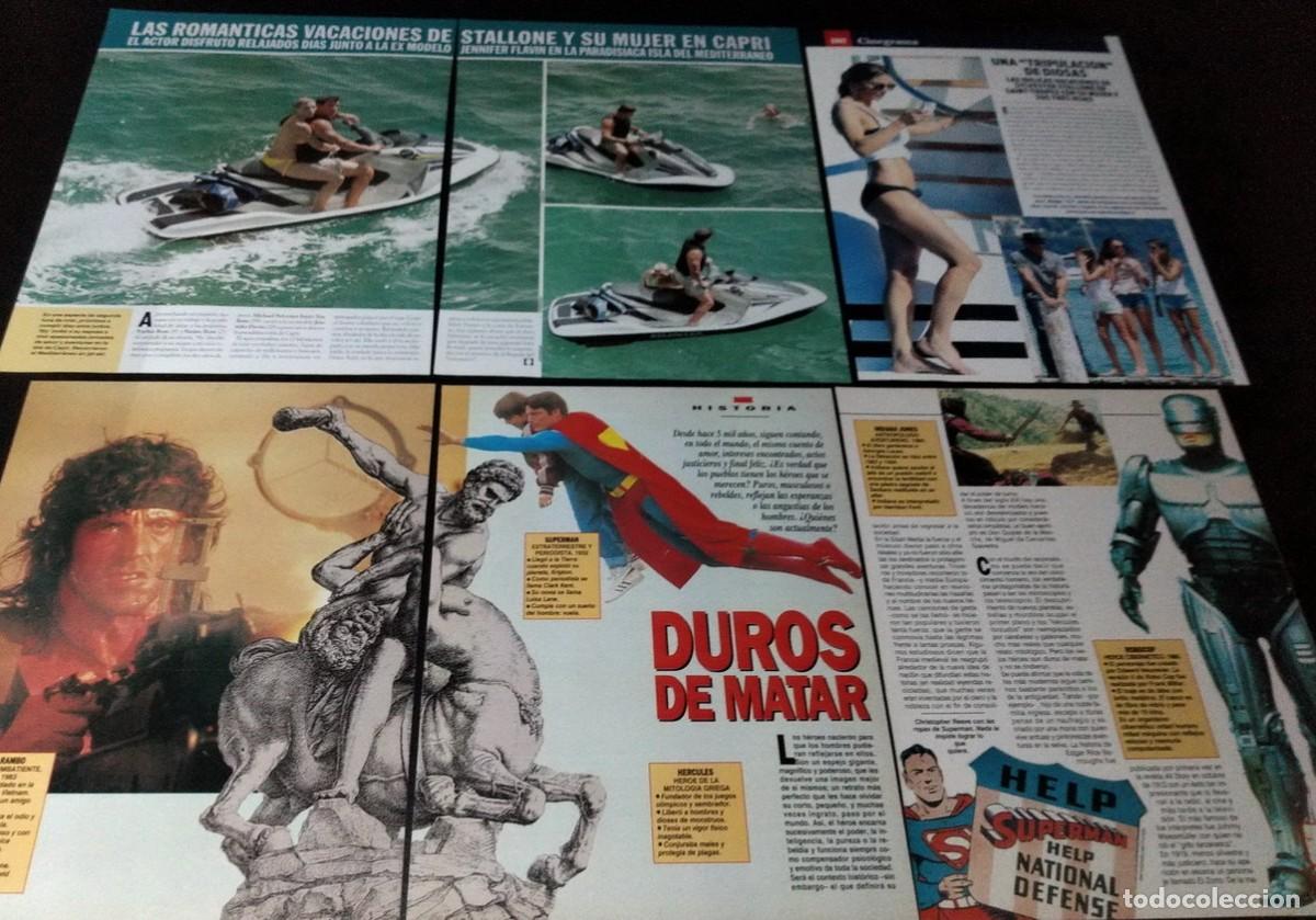 Otros Art&iacute;culos de Coleccionismo en Papel: (AI025) Sylvester Stallone * Recortes Revistas Clippings
