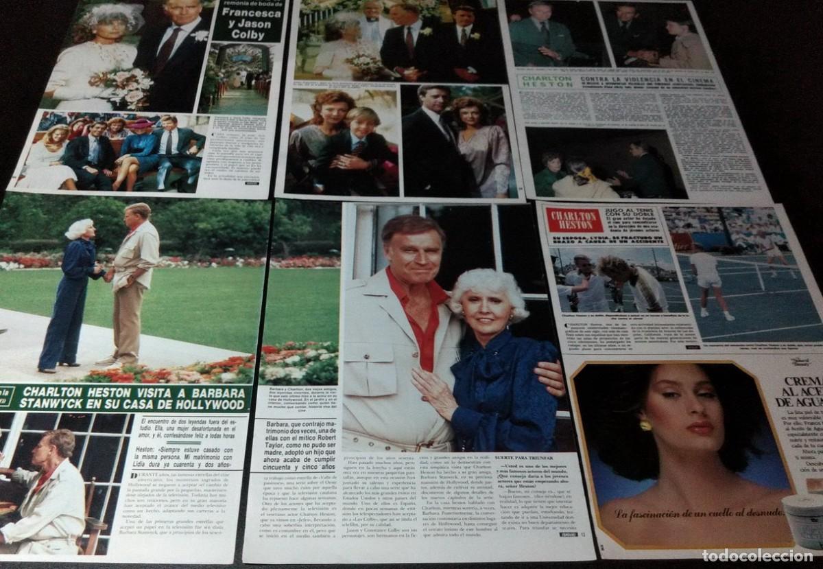 Otros Art&iacute;culos de Coleccionismo en Papel: (AI029) Charlton Heston * Recortes Revistas Clippings