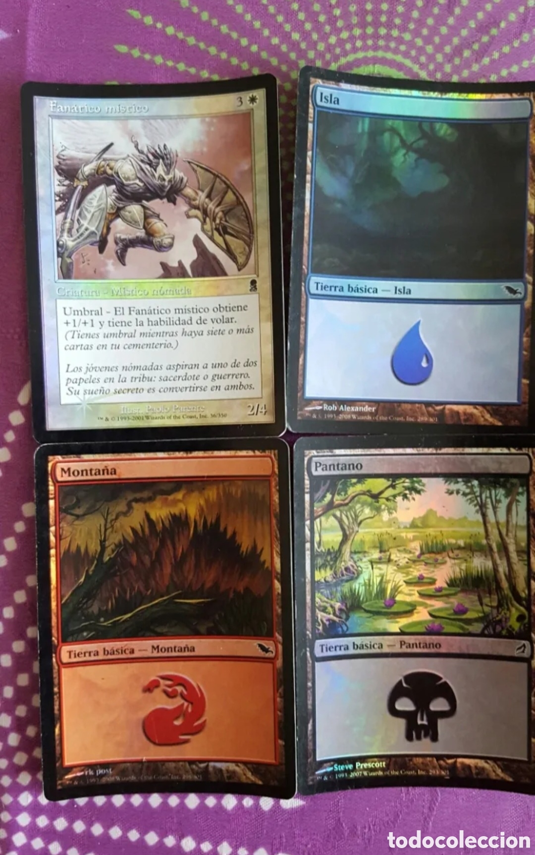 Otros Art&iacute;culos de Coleccionismo en Papel: Lote cartas magic
