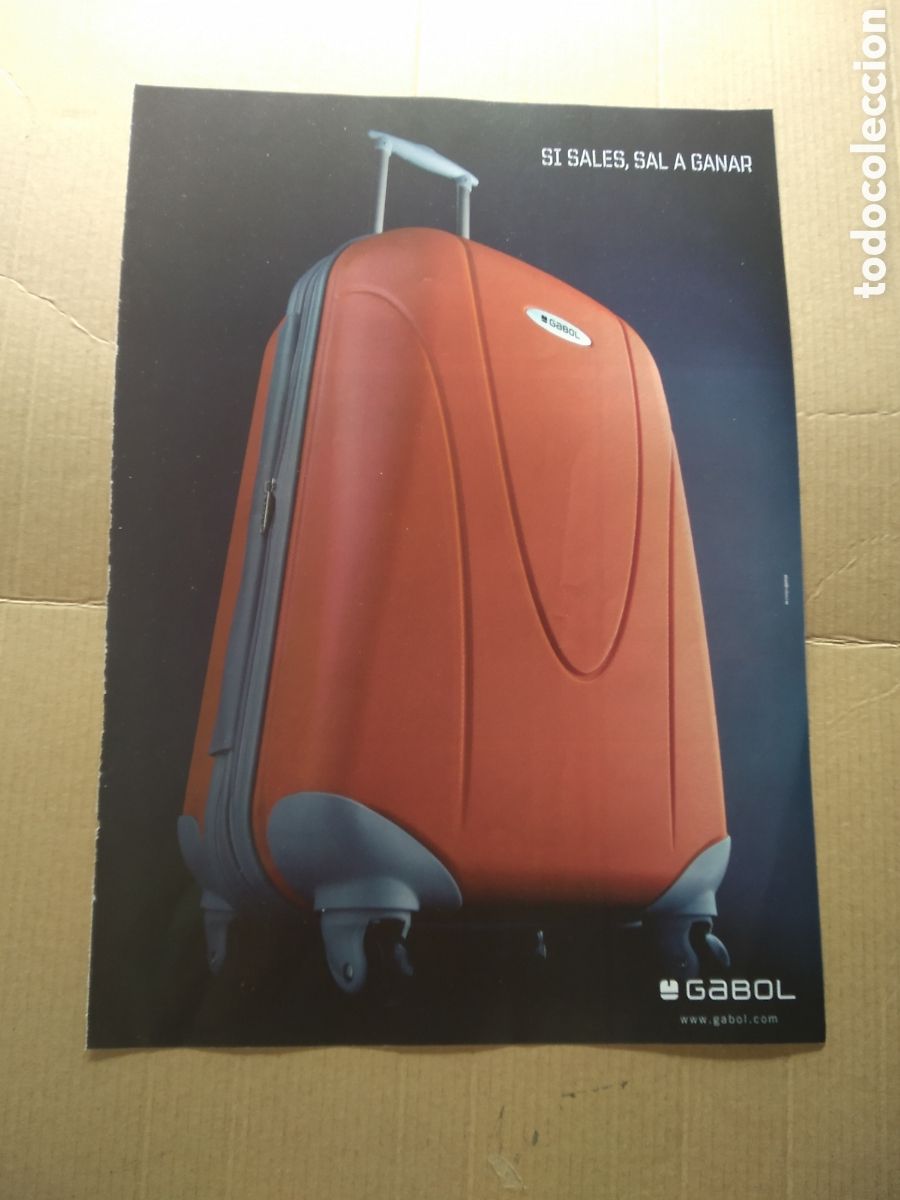 Otros Art&iacute;culos de Coleccionismo en Papel: HOJA REVISTA VALENCIA PUBLICIDAD GABOL MALETAS NUEVAS PIZZAS EN GRADA LA MAR