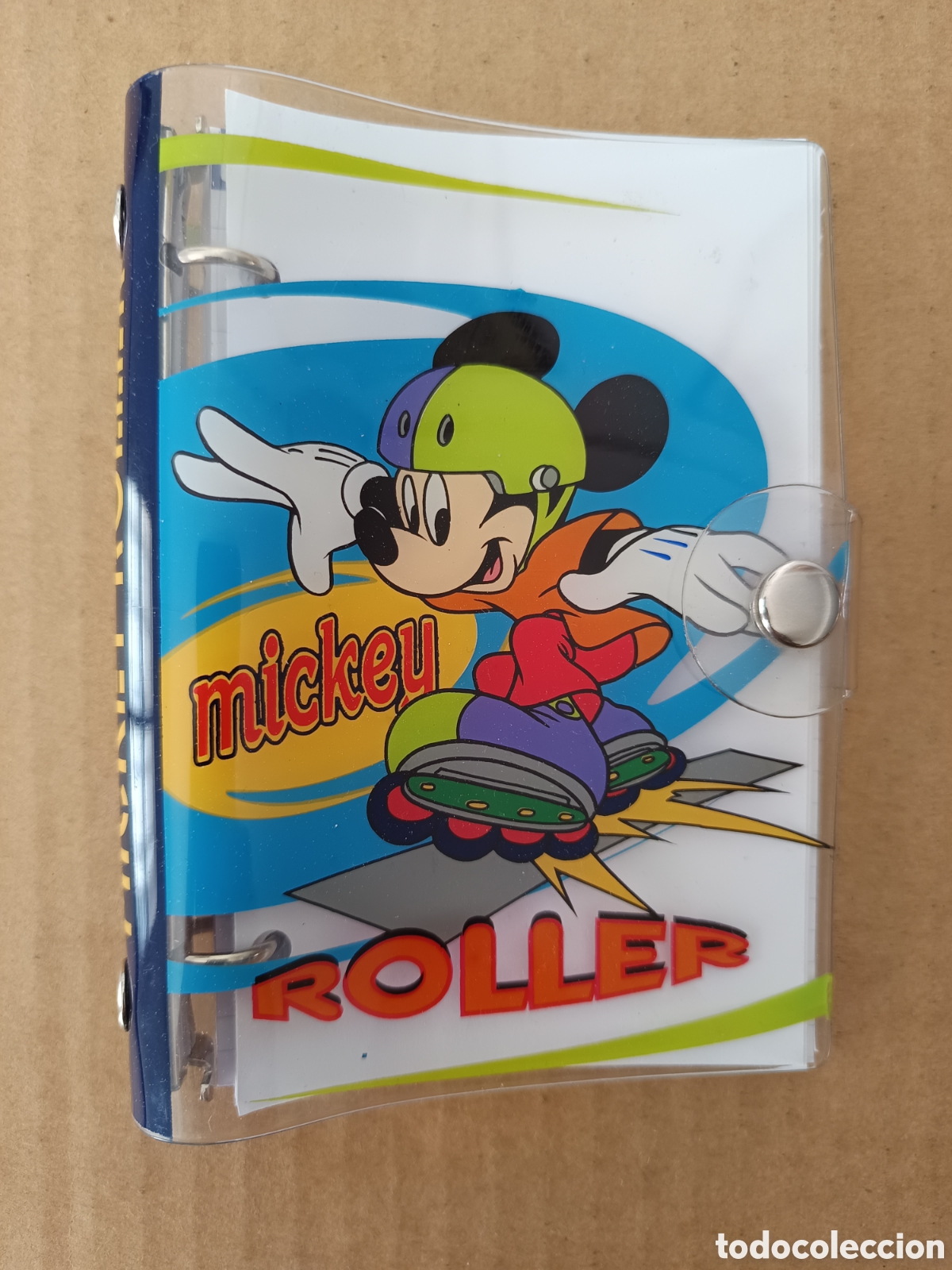 Otros art&iacute;culos de coleccionismo en papel: Agenda Mickey Mouse Roller. Con 6 anillas.