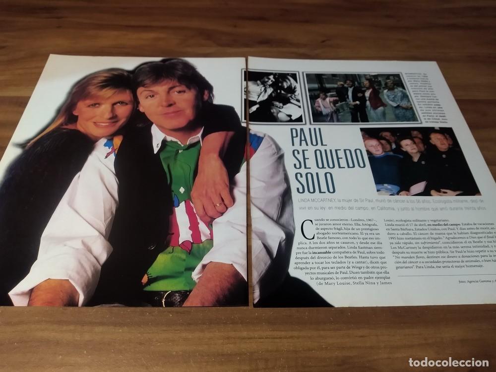 Otros Art&iacute;culos de Coleccionismo en Papel: (K146) Linda & Paul McCartney * Clippings Revista 2 Pgs * 1998