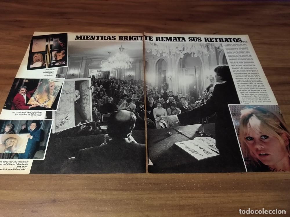 Otros Art&iacute;culos de Coleccionismo en Papel: (K172) Brigitte Bardot + Elizabeth Taylor * Clippings Revista 3 Pgs * 1980