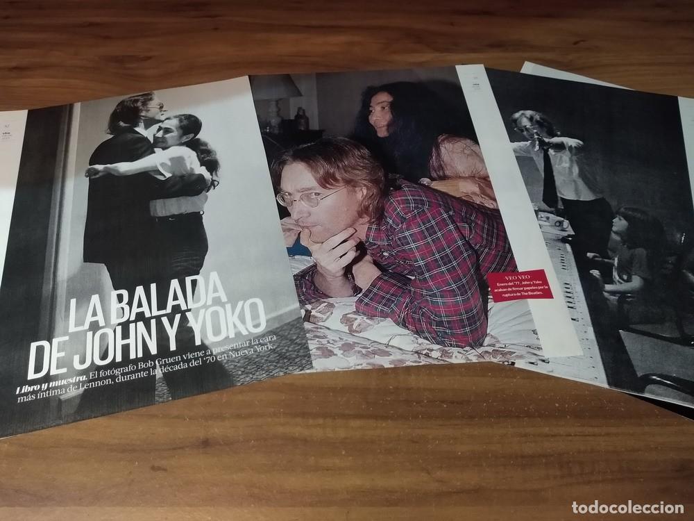 Otros Art&iacute;culos de Coleccionismo en Papel: (K199) John Lennon & Yoko Ono * Clippings Revista 4 Pgs * 2013