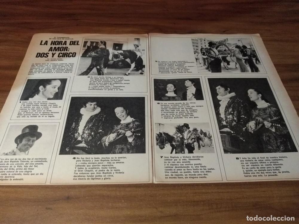 Otros Art&iacute;culos de Coleccionismo en Papel: (K232) Victoria Chaplin * Clippings Revista 2 Pgs * 1971
