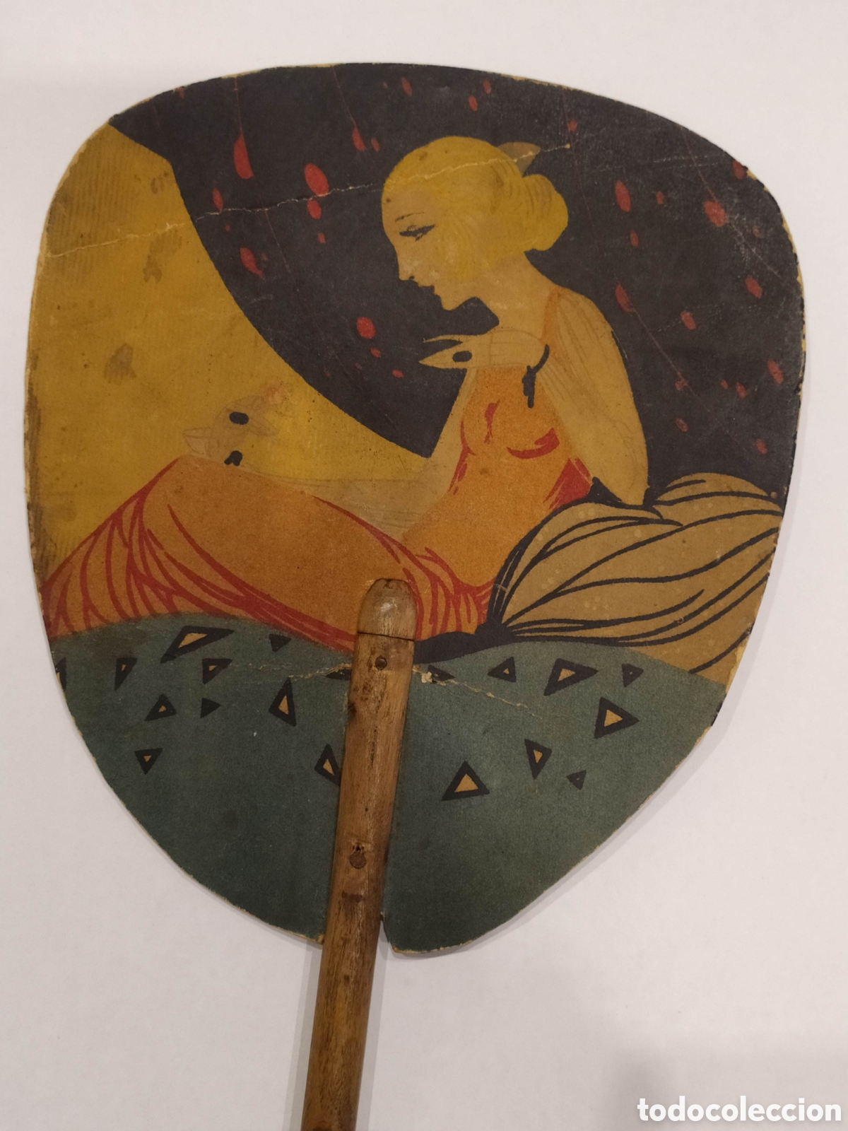 Otros Art&iacute;culos de Coleccionismo en Papel: Antiguo Pay pay, a&ntilde;os 20-30. Art Nouveau. Casa Francisco Garriga. Pai Pai