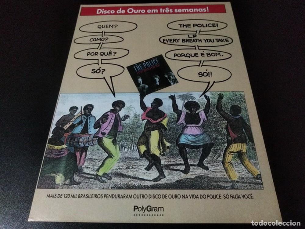 Otros Art&iacute;culos de Coleccionismo en Papel: (PD236) Publicidad Clipping The Police * Every Breath You Take * 1986