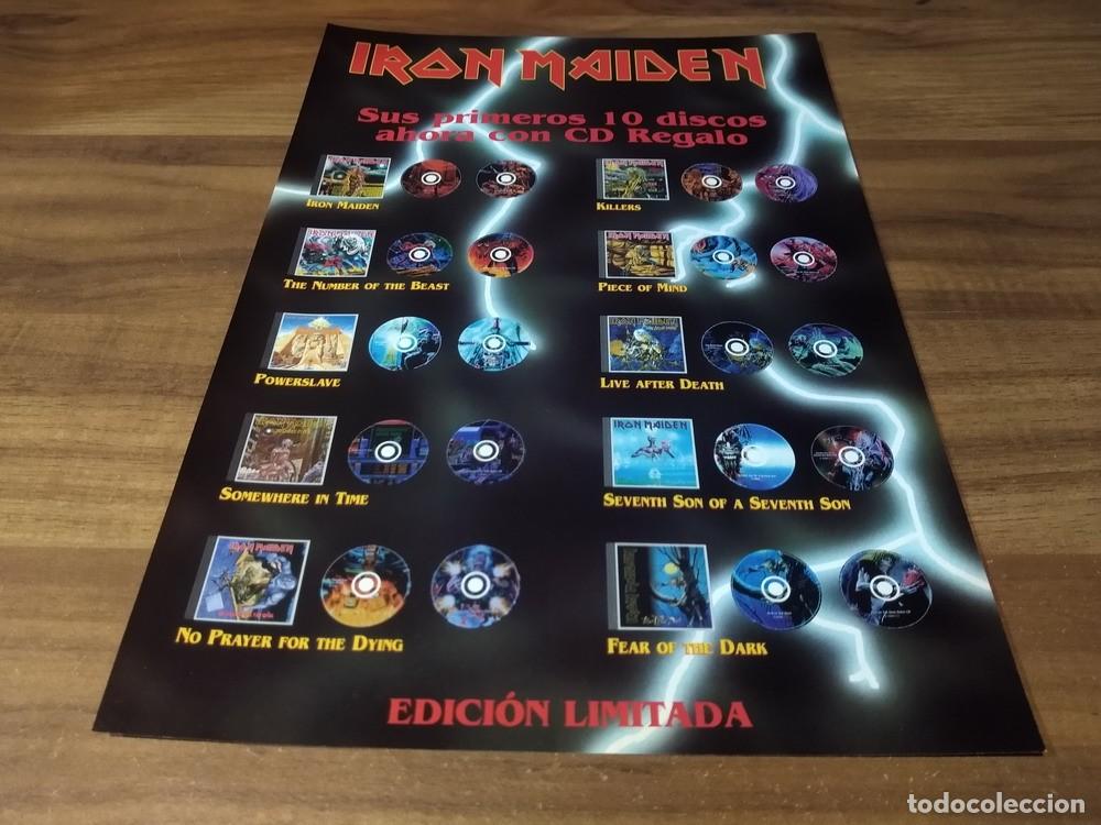 Otros Art&iacute;culos de Coleccionismo en Papel: (PD273) Publicidad Clipping Iron Maiden * Discografia * 1995