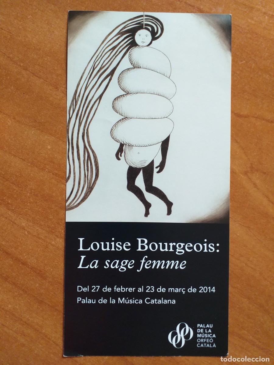 Otros art&iacute;culos de coleccionismo en papel: 2014 LOUISE BOURGEOIS : LA SAGE FEMME- FOLLETO PALAU DE LA M&Uacute;SICA - BARCELONA