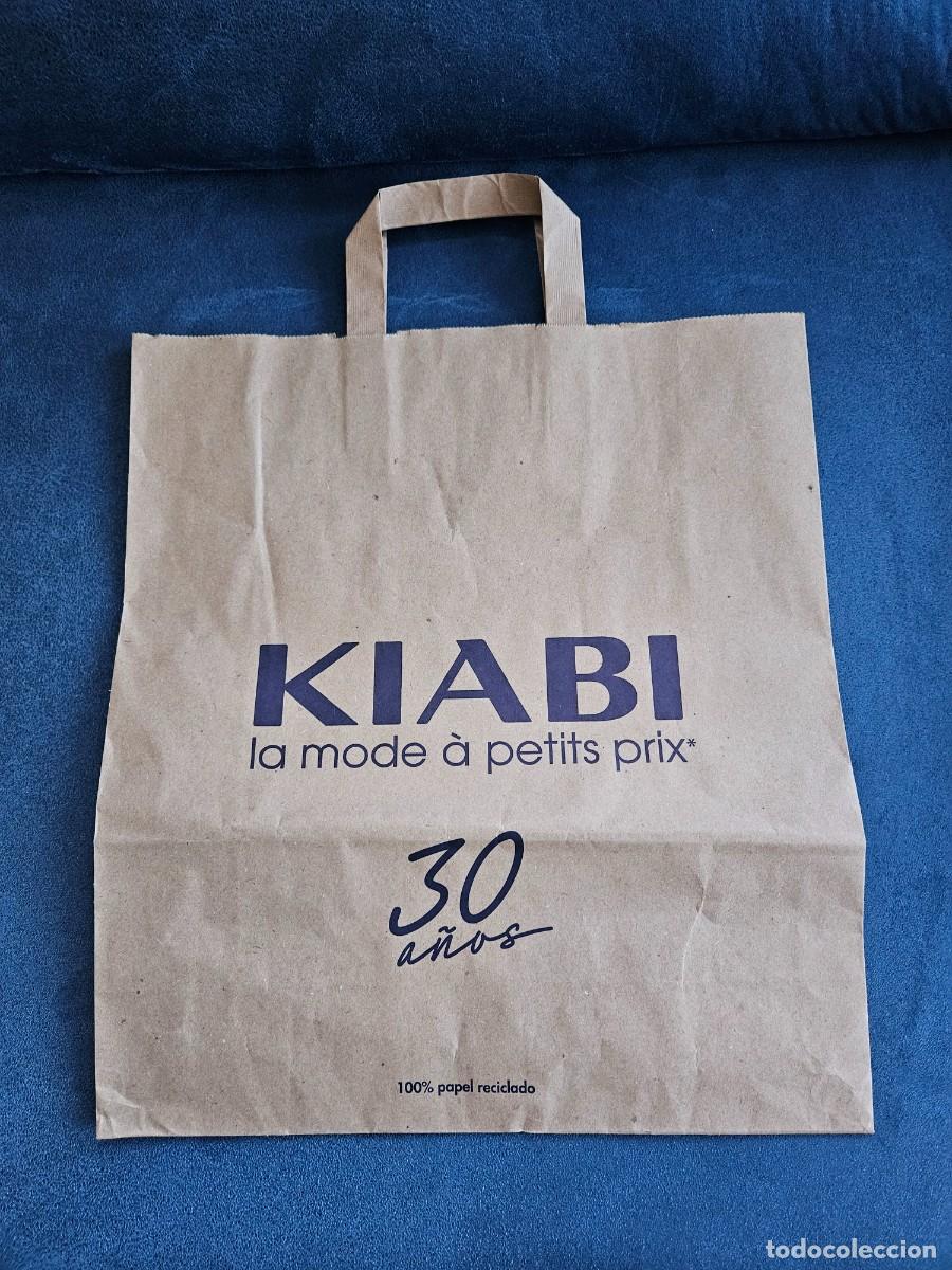 Otros Art&iacute;culos de Coleccionismo en Papel: Bolsa De Papel De La Tienda De Ropa Infantil Kiabi Por Sus 30 A&ntilde;os.