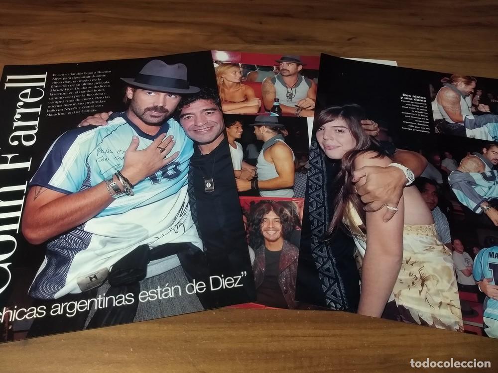 Otros Art&iacute;culos de Coleccionismo en Papel: (Q099) Colin Farrell & Diego Maradona * Clippings Revista 3 Pgs * 2005