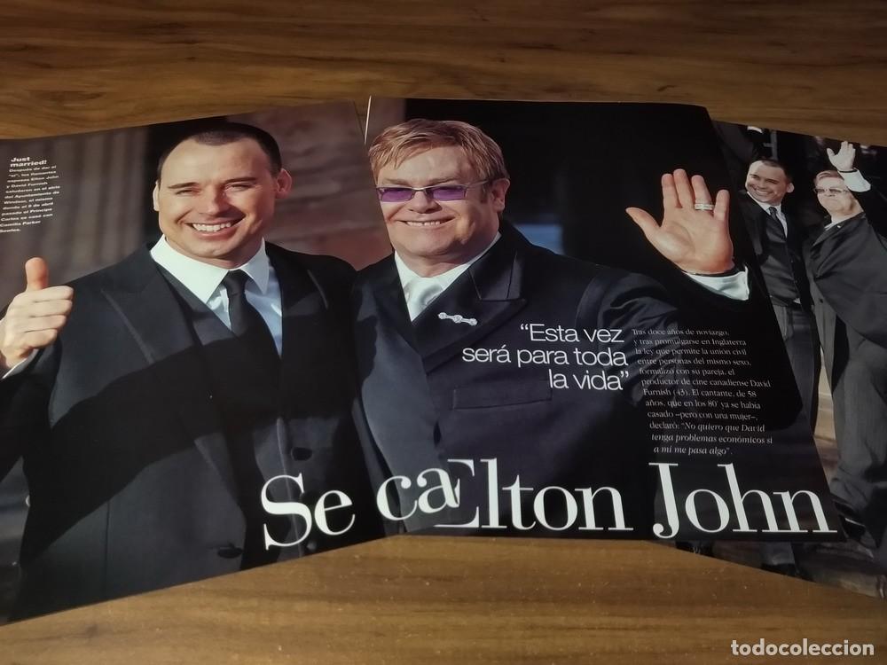 Otros Art&iacute;culos de Coleccionismo en Papel: (Q116) Elton John * Clippings Revista 3 Pgs * 2005