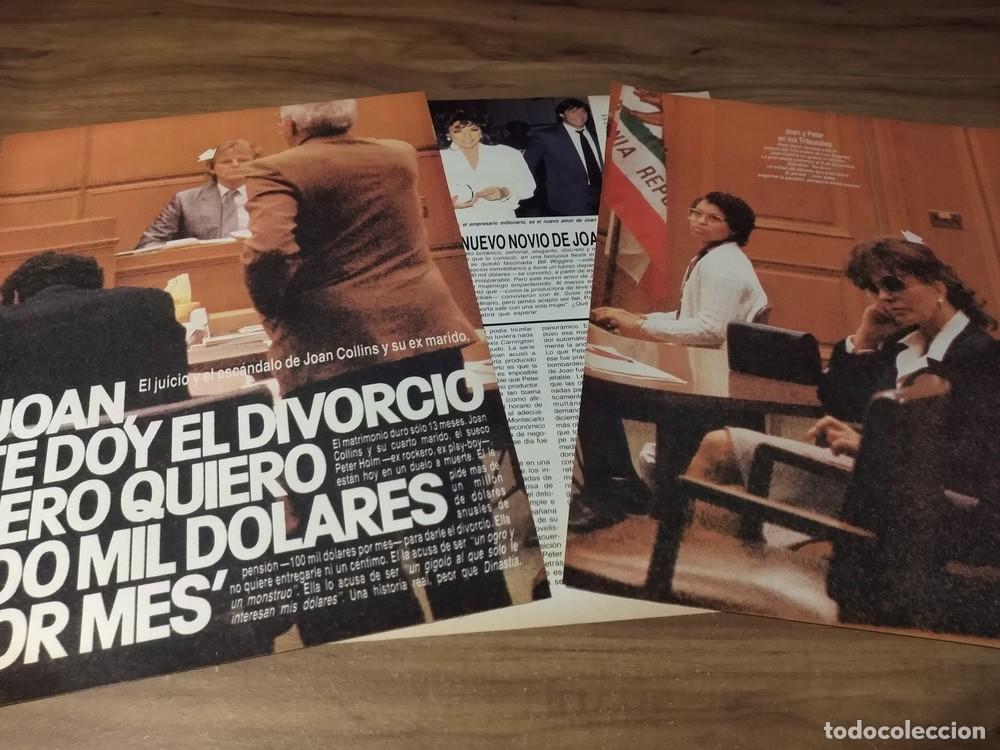 Otros art&iacute;culos de coleccionismo en papel: (Q150) Joan Collins * Clippings Revista 3 Pgs * 1987