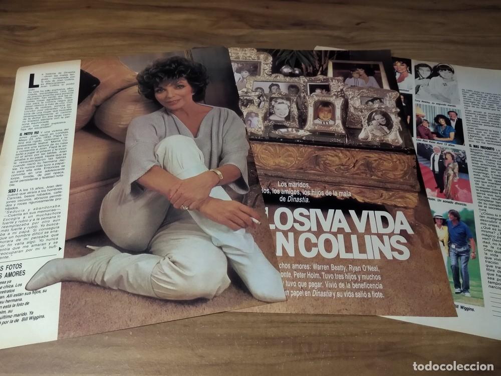 Otros art&iacute;culos de coleccionismo en papel: (Q151) Joan Collins * Clippings Revista 3 Pgs * 1987