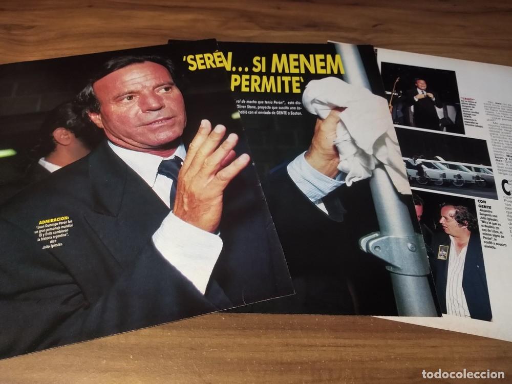Otros Art&iacute;culos de Coleccionismo en Papel: (Q164) Julio Iglesias * Clippings Revista 3 Pgs * 1994