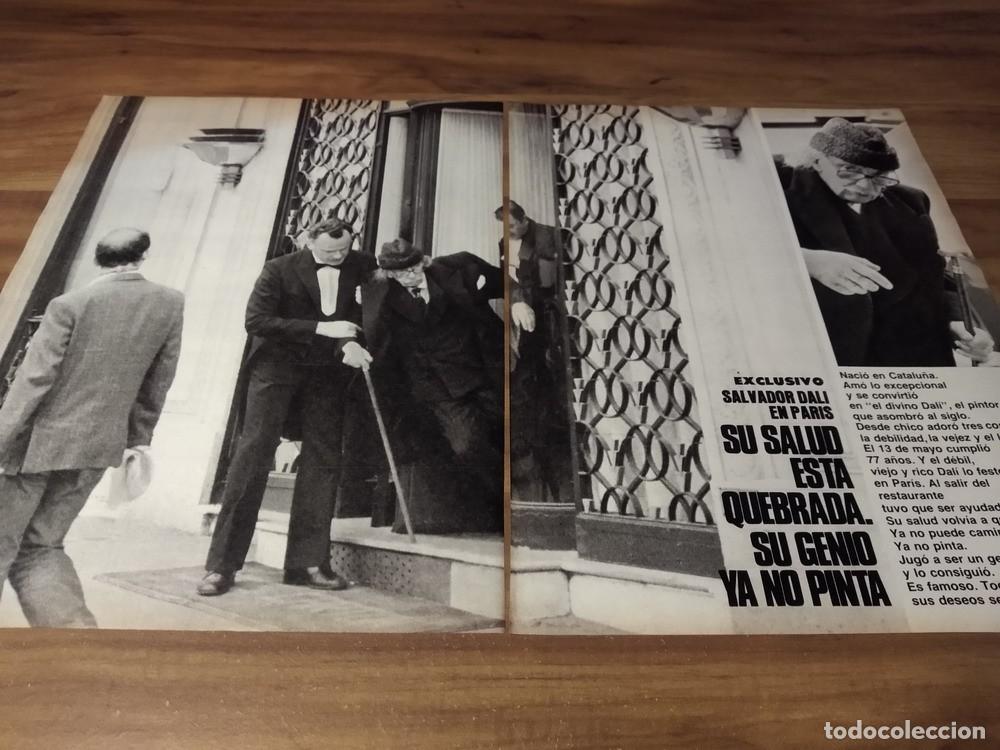 Otros art&iacute;culos de coleccionismo en papel: (Q257) Salvador Dali * Clippings Revista 2 Pgs * 1981