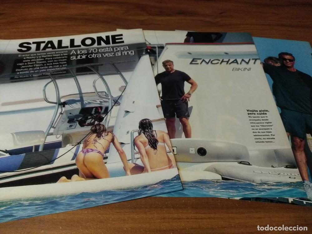 Otros Art&iacute;culos de Coleccionismo en Papel: (Q267) Sylvester Stallone * Clippings Revista 3 Pgs * 2016