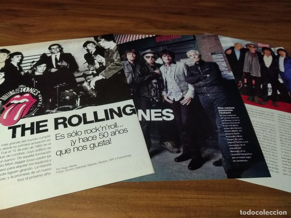 Otros Art&iacute;culos de Coleccionismo en Papel: (Q272) The Rolling Stones * Clippings Revista 3 Pgs * 2012