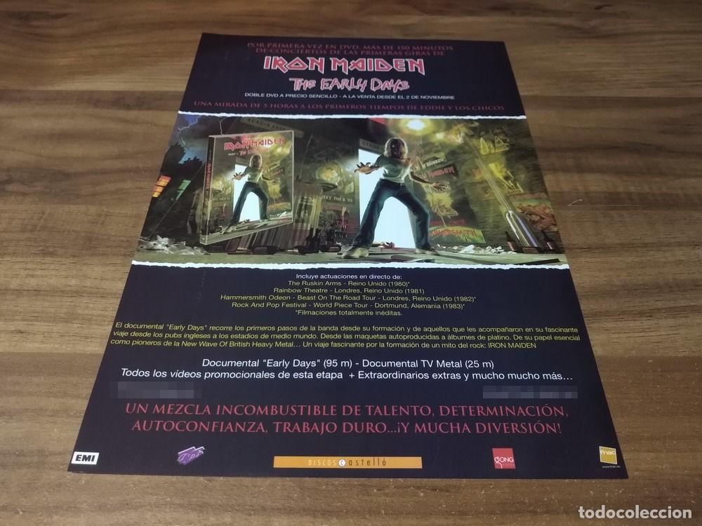 Otros Art&iacute;culos de Coleccionismo en Papel: (PD589) Publicidad Clipping Iron Maiden * The Early Days * 2004