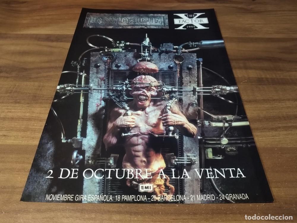 Otros Art&iacute;culos de Coleccionismo en Papel: (PD592) Publicidad Clipping Iron Maiden * The X Factor * 1995