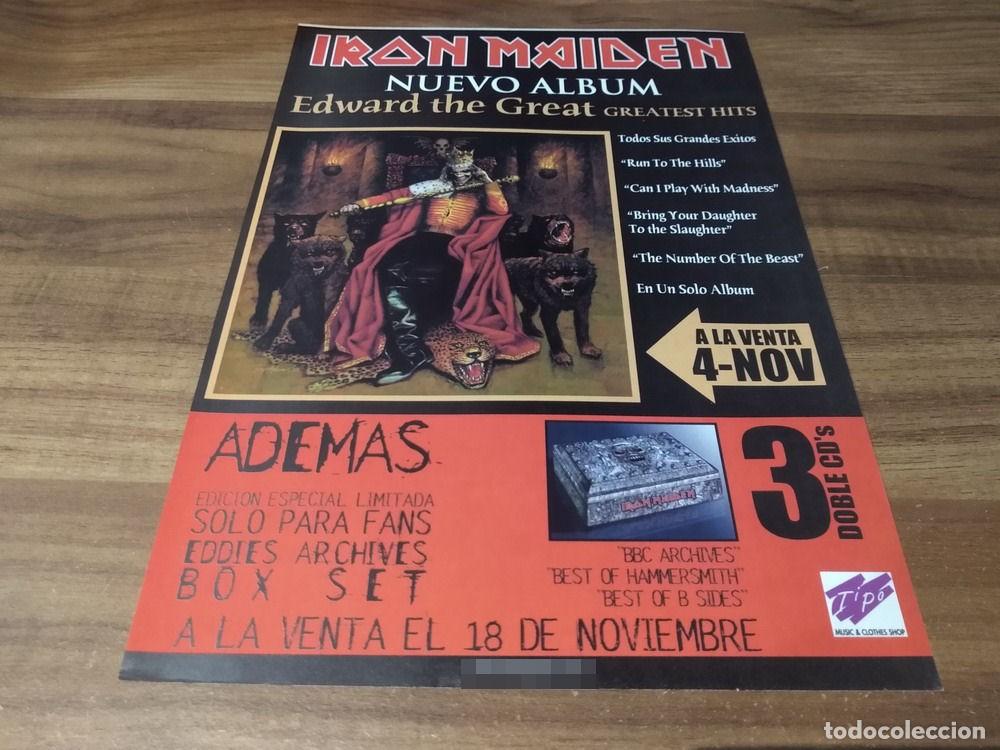 Otros Art&iacute;culos de Coleccionismo en Papel: (PD594) Publicidad Clipping Iron Maiden * Edward The Great * 2002