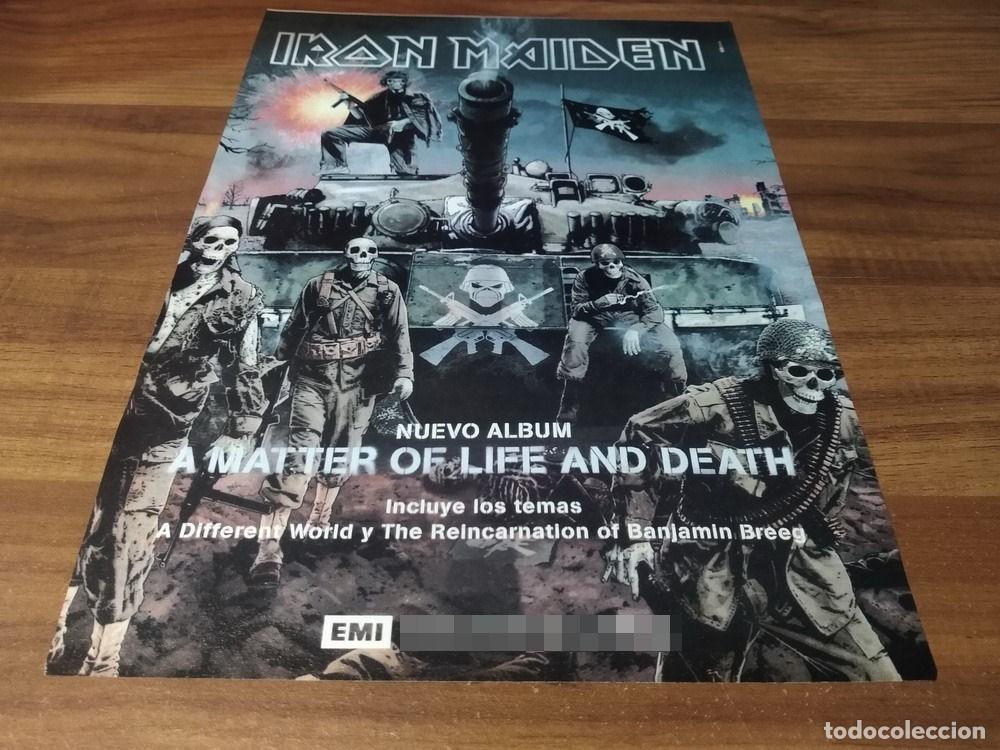 Otros Art&iacute;culos de Coleccionismo en Papel: (PD597) Publicidad Clipping Iron Maiden * A Matter Of Life And Death * 2006